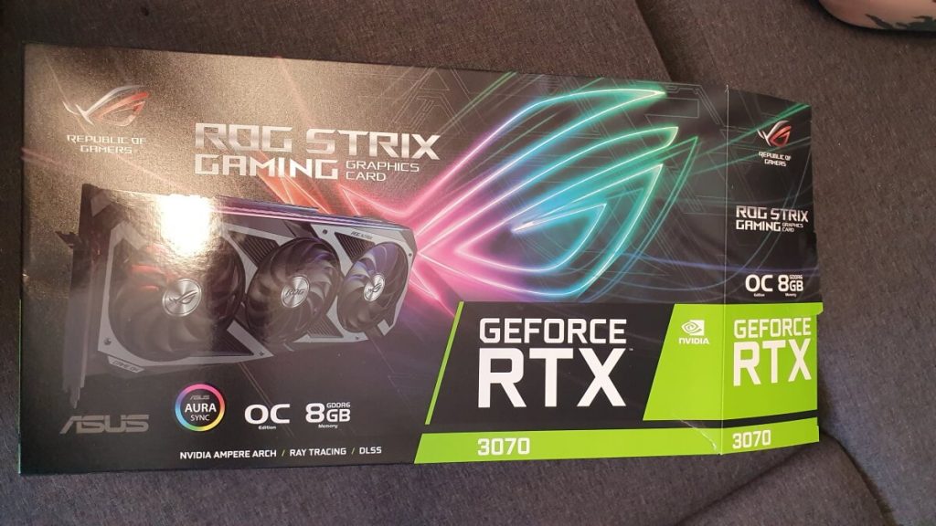 Asus Rog Strix Rtx 3070 Package