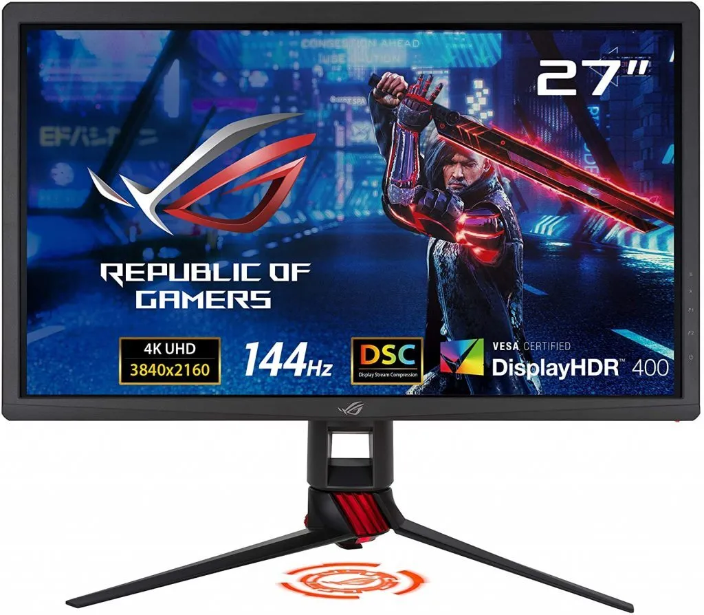 Best 144hz 4k Gaming Monitor Asus Rog Strix Xg27uq